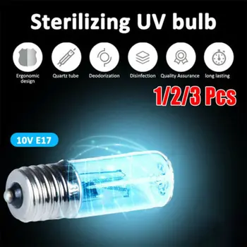 

E17 Mini Uv Sterilized Quartz Bulb Ultraviolet Uvc No Ballast Is Required Kill Dust Mites Bacteria