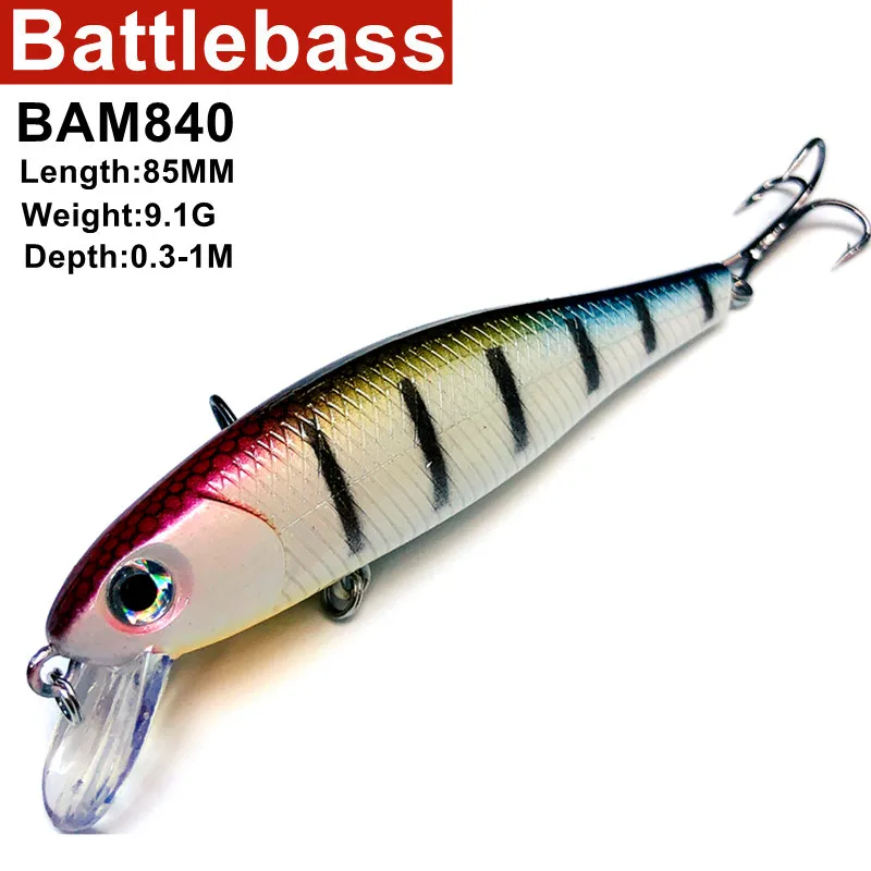 BATTLEBASS 8 5 см 9 1g Джеркбейт 2021 новая приманка воблер аксессуары Minnow спиннинг