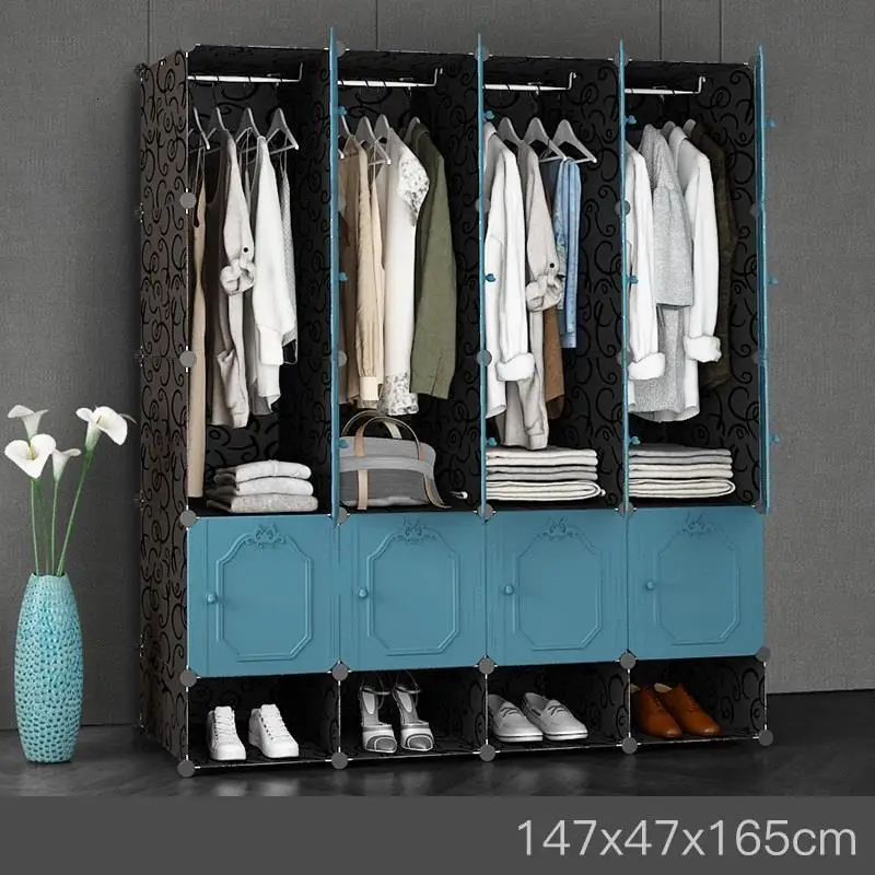 Мобильный дальномер Chambre Kleiderschrank Armario Tela Meble комод мебель для спальни Guarda Roupa Mueble шкаф - Цвет: Version Q