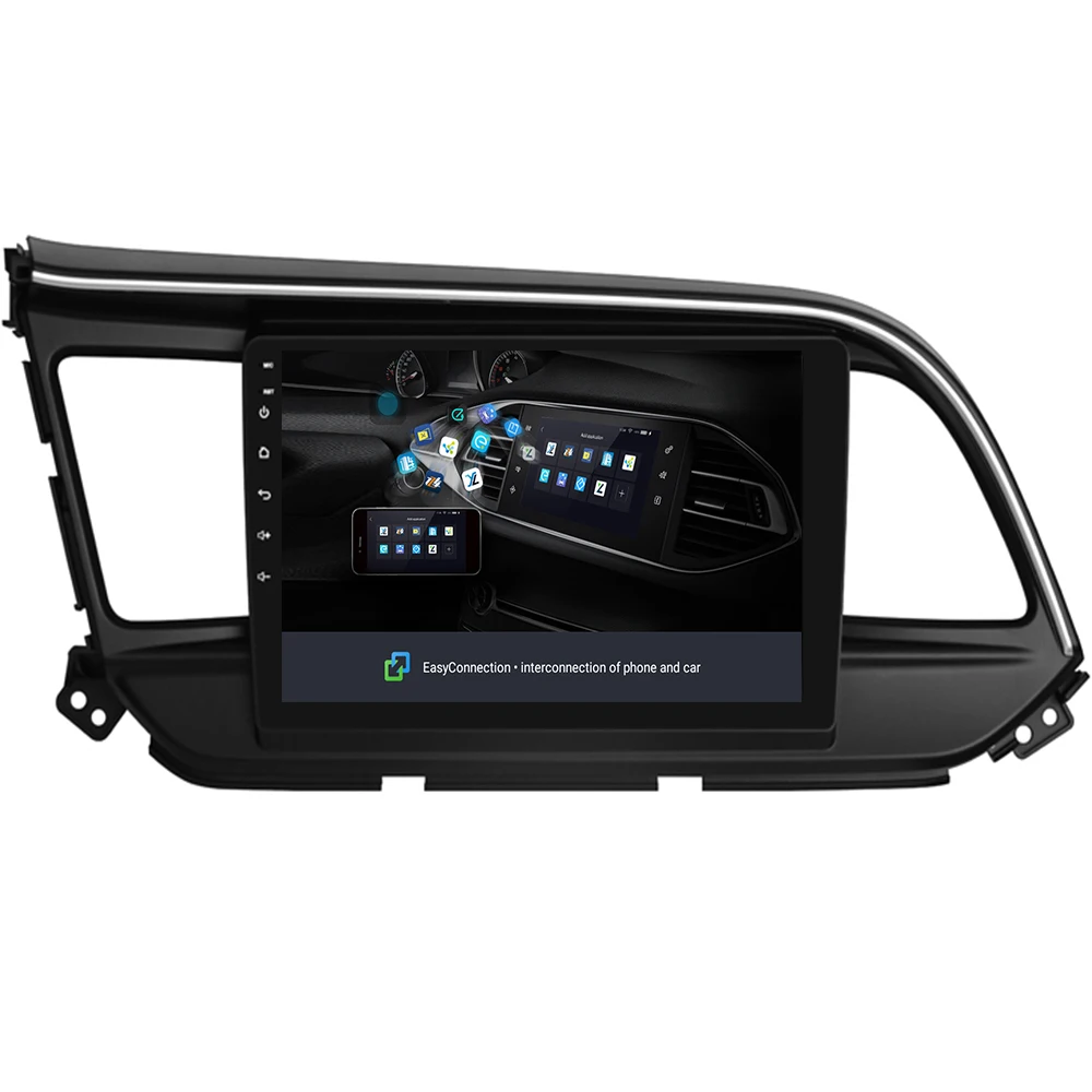 Новое поступление! Android 9,0 2.5D автомобильный dvd для hyundai ELANTRA- Мультимедиа gps Радио Стерео gps навигация