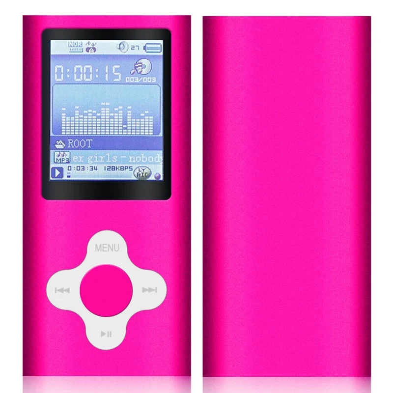 Стильный Mp3/Mp4 плеер с 16 Гб Micro-Sd карты, поддержка просмотра фото, мини Usb порт 1,8 ЖК-дисплей, Цифровой музыкальный плеер, медиаплеер, МП