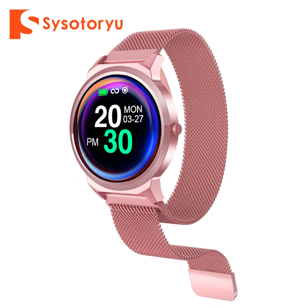 

SYSOTORYU elf1 Smart Watch Full Touch Screen Men Heart Rate Smartwatch Steel Case Strap Replaceable Women Fitness Bracelet Watch