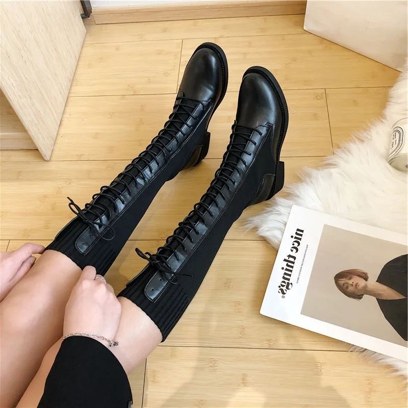 

Shoes New Style 2019 Trendy Shoes Martin Children Autumn & Winter Boots Women's British-Style Chunky-Heel Boots Boots with Chu