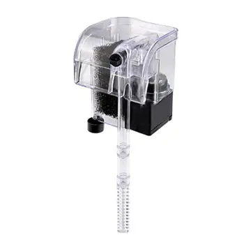 

3 In 1 Mini Aquarium Filter Water Oxygen Circulation Pump Mute Aquarium Waterfall Filter Pump For Fish Tank 3W Hanging External