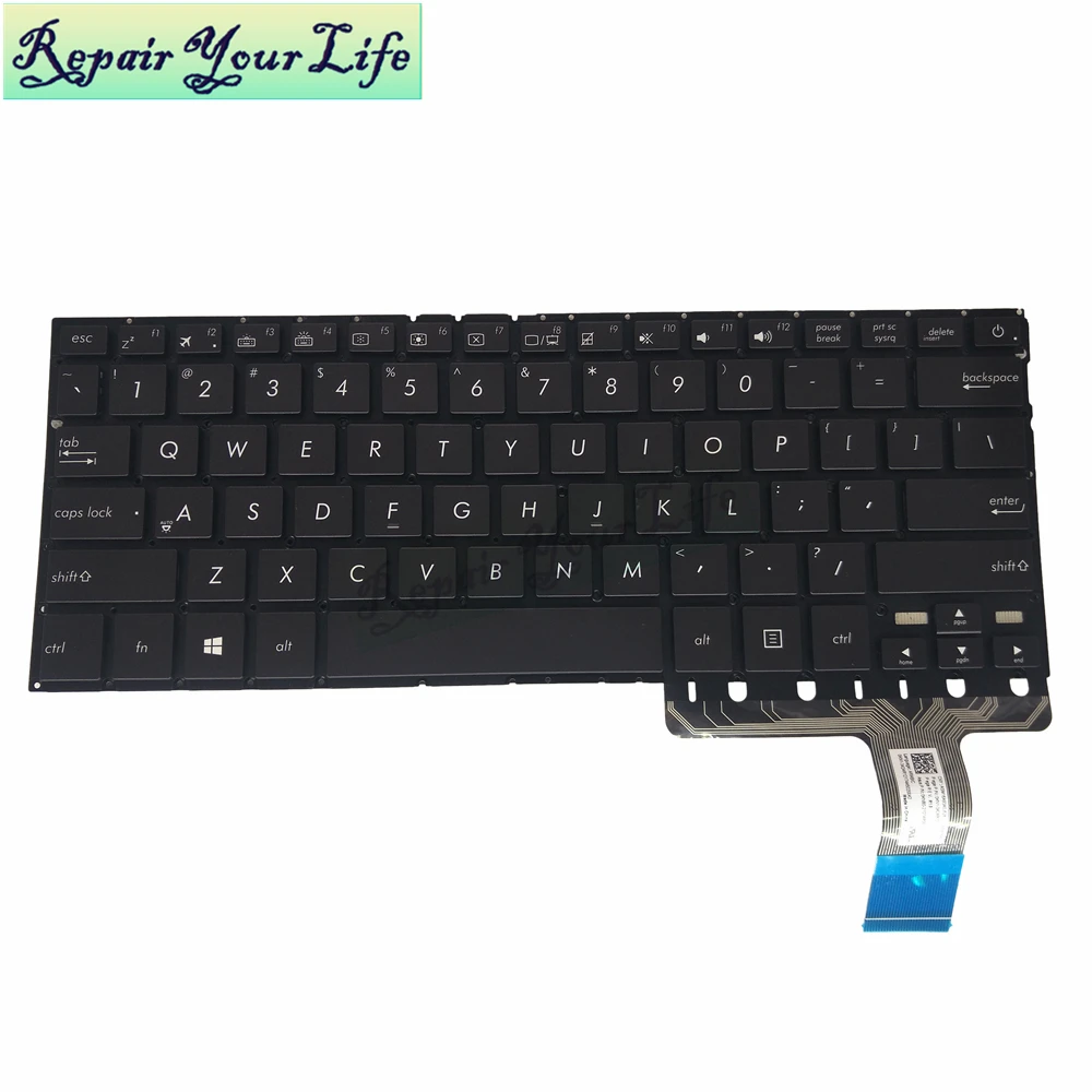 Клавиатура с английской подсветкой для ноутбука ASUS zenbook UX330UA UX330 U3000UA US сменные