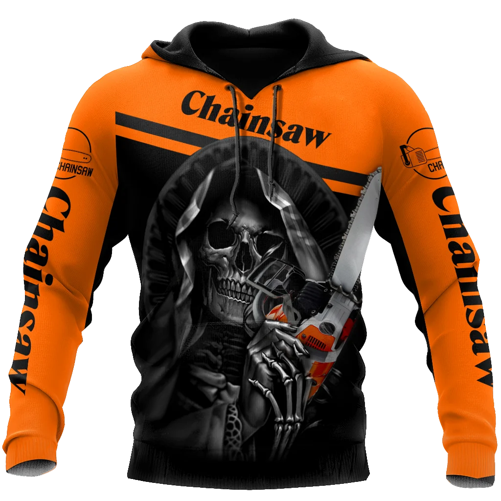 Logger Chainsaw 3D Full Print Jacket Uomo/Donna Harajuku Hoodie Unisex Casual Streetwear Felpa Pullover Sudaderas A89
