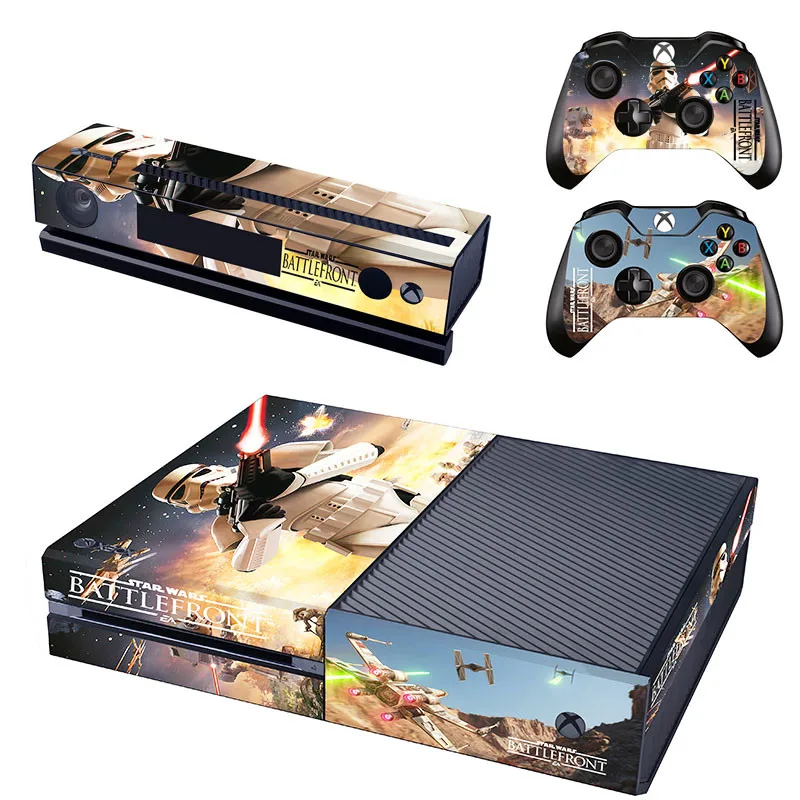 Звездные войны battleспереди наклейка s для xbox one виниловая кожа наклейка Pegatinas для xbox one консоль Kinect два контроллера скины