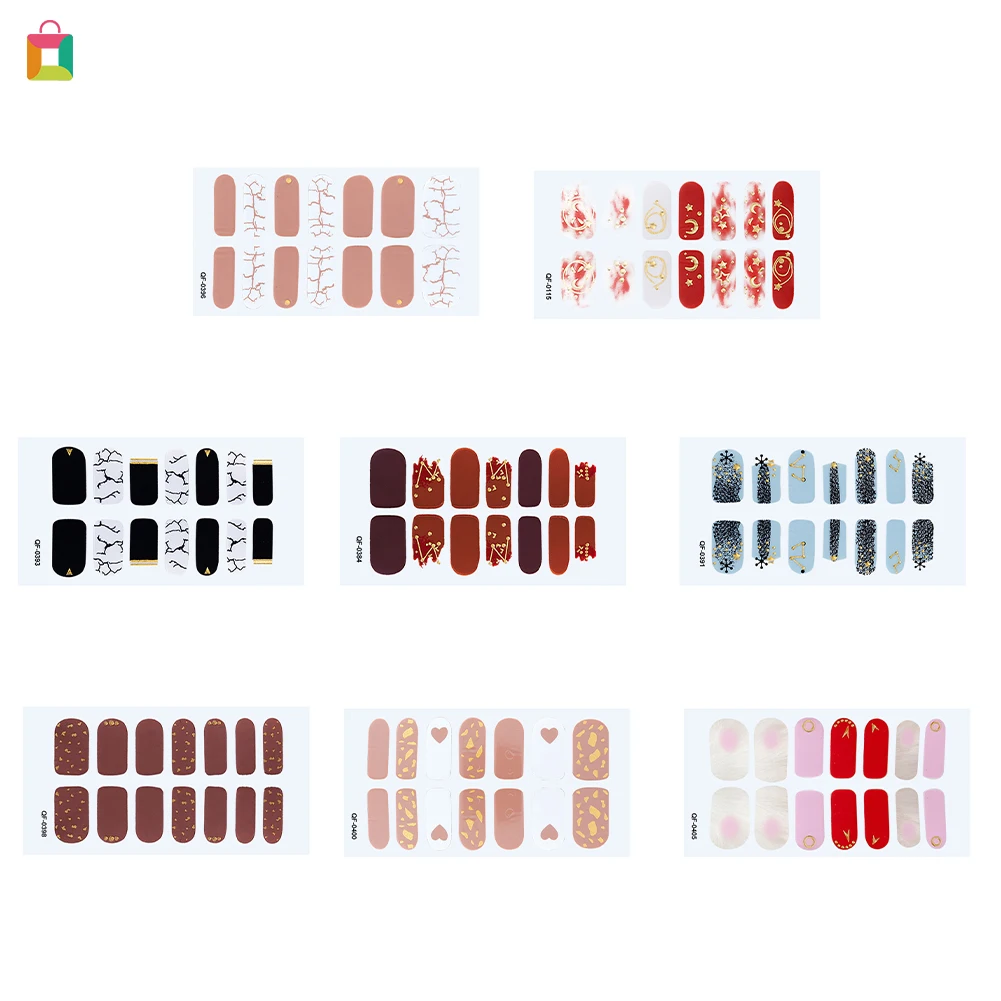 

BeautyBigBang Women Waterproof Nail Stickers Eco-friendly Glitter Non-toxic Nail Decoration Decals