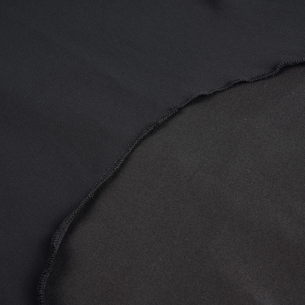L~ 5XL женское платье больших размеров черное прозрачное платье с кружевными рукавами и асимметричным подолом Повседневное платье для вечеринок кружевное платье D25