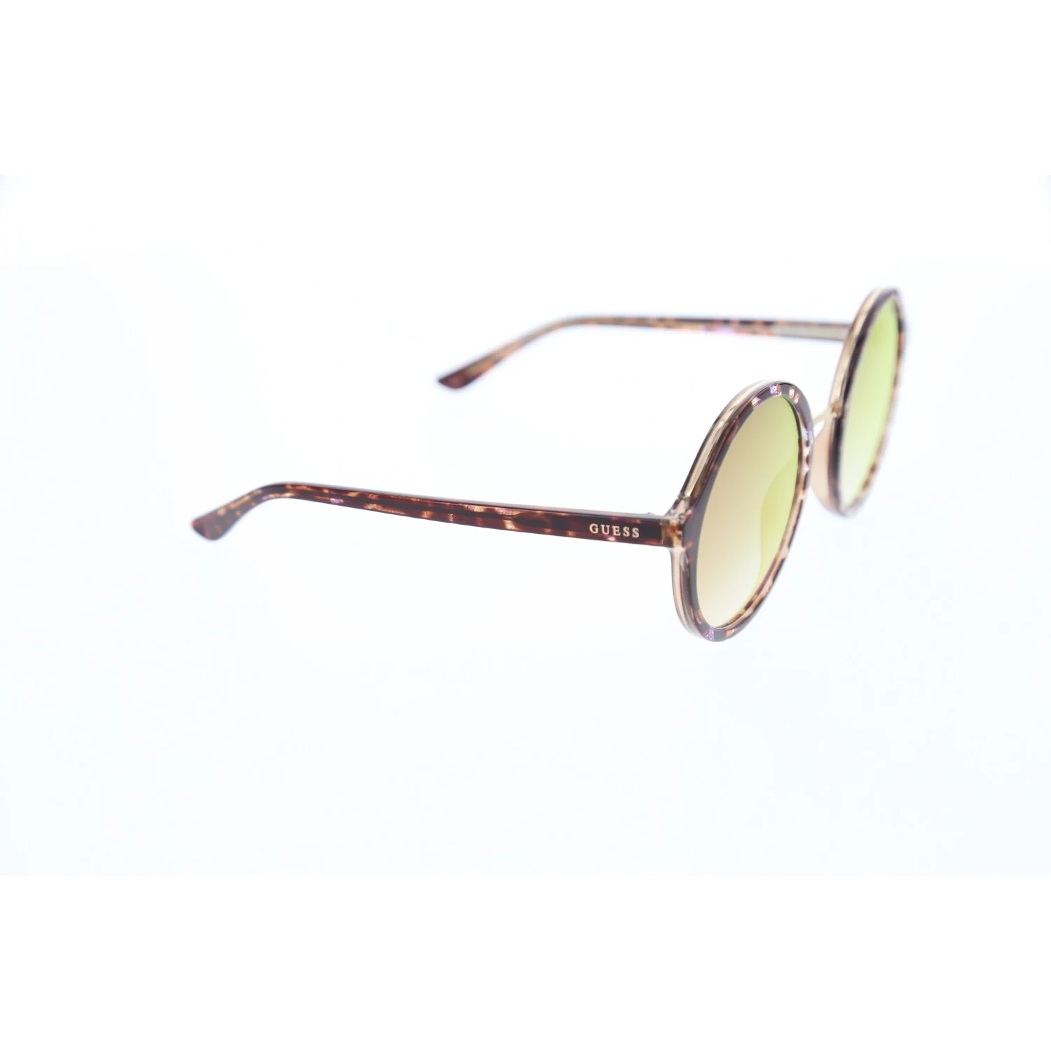 

Women's sunglasses gu 7558 74z bone color organic round round 54-22-140 guess