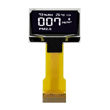 

1.3 inch high light OLED IPS full view white blue SH1106 128X64 0.5mm spacing UP connect 30 pin FPC SPI IIC I2C Parallel port