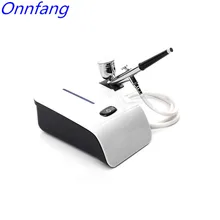 Аэрограф Комплект с компрессором 5 передач комплект для краски лица торт окраски спрей для лица и тела инструмент