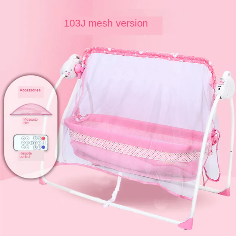 

Electric Cradle Bed Crib Baby Coax Sleep Gadgets