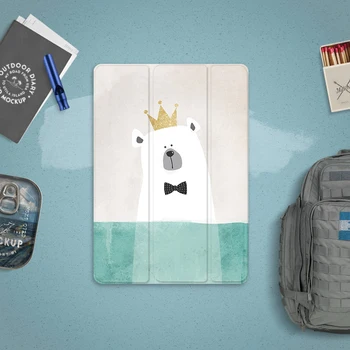 

Cute Bear Magnet Flip Cover For iPad Pro 9.7 11 air 10.5 10.2 12.9 inch Mini4 5 2019 2020 Tablet Case Great Holiday Gift