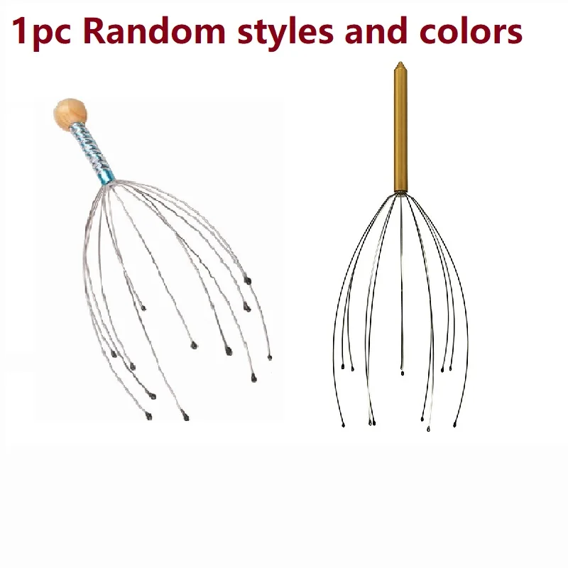 Claw Massager Body Octopus Head Scalp Neck Equipment Stress Release Relax Massage Tens Pain Relief Care TK-ing | Красота и здоровье
