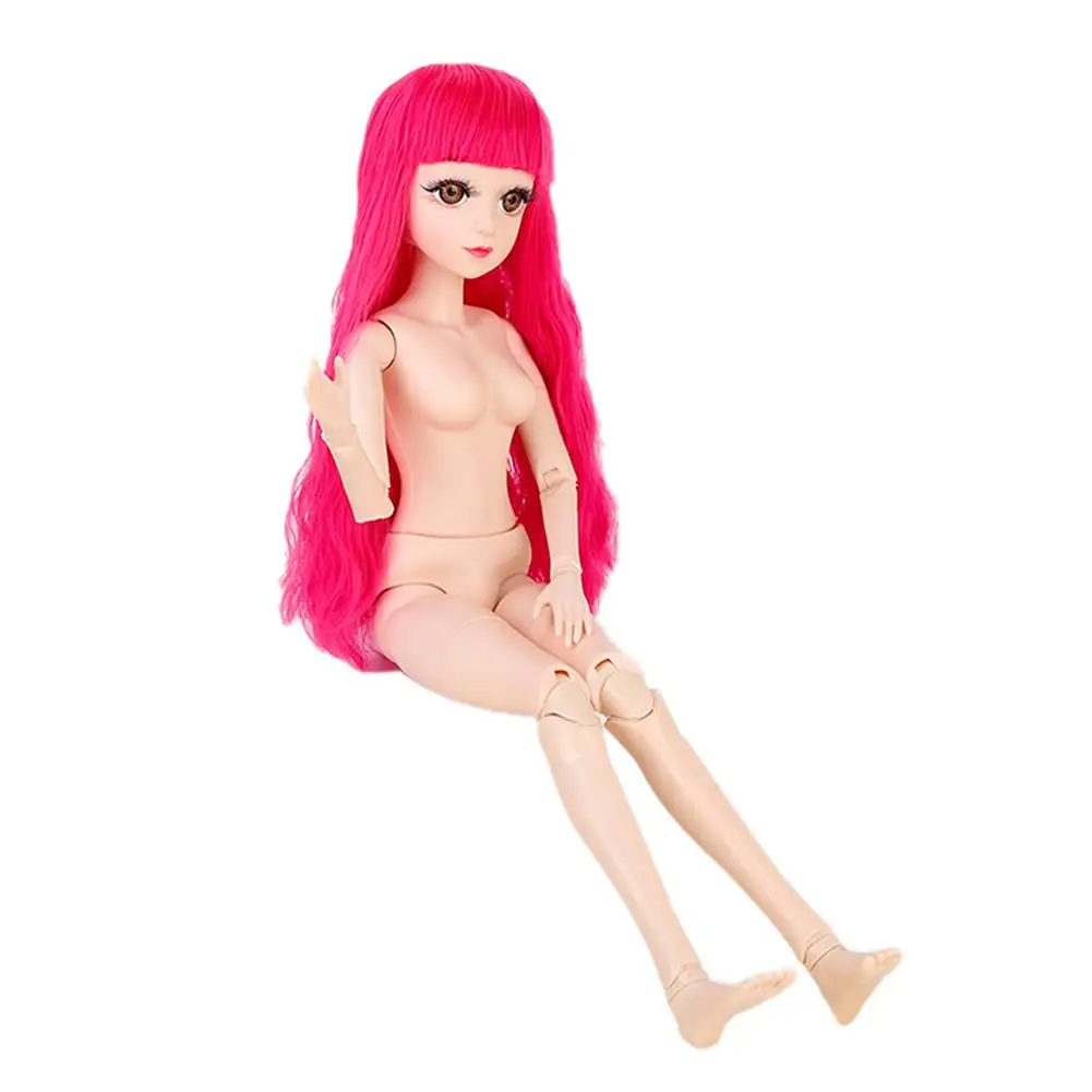 60 см листья кукла BJD кукла на шарнирах девушка одеваются игрушечный макияж кукла 3D глаза 24 раскладные игрушки голые принцесса BJD куклы игрушки