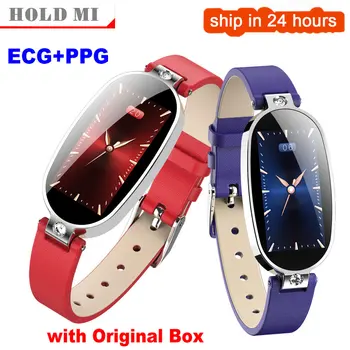 

B79 Smart Watch Women ECG+PPG IP67 Waterproof Heart Rate Monitor Blood Pressure Alarm Smartwatch Camera Android IOS