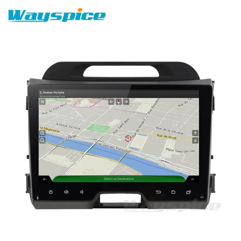 Автомобильный dvd для KIA sportage 2011 2012 2013 головное устройство gps навигация 2 din Автомобильный мультимедийный плеер Android 9,0 PX6