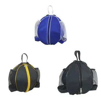 

Universal Sport Bag Basketball Football Volleyball Backpack Handbag Round Shape Adjustable Shoulder Strap
