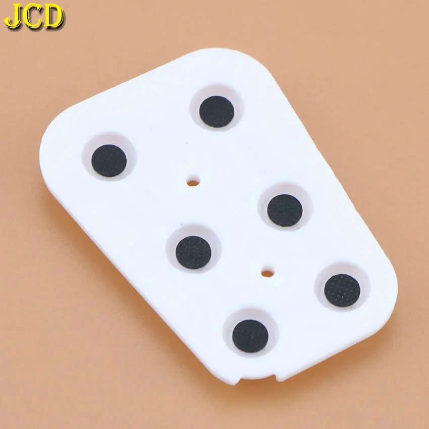 JCD 1 комплект Силиконовый Проводящий резиновый коврик A B X Y D Pad кнопки контакты комплект для контроллера NAND N64 Джойстик проводящая кнопка