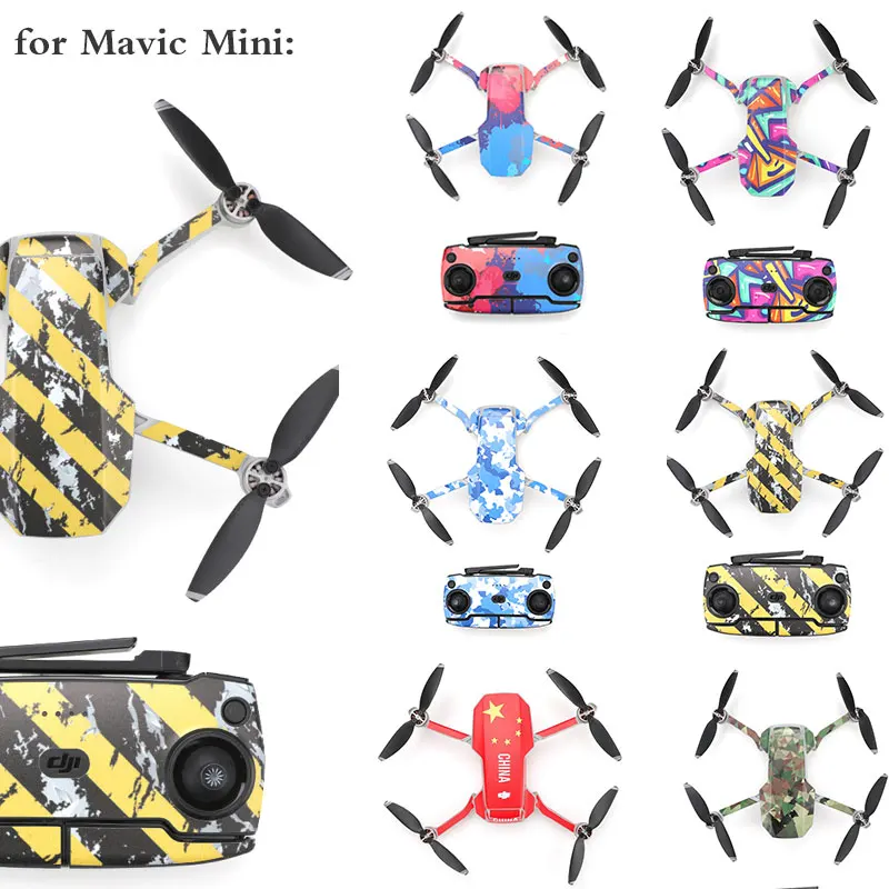 Защитная пленка ПВХ наклейка для DJI Mavic Mini Drone водонепроницаемый устойчивый к
