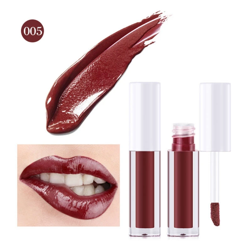 A4 Lip Gloss Moisturizing Colorfast Long-lasting Non-stick Cup Easy To Color Lip Glaze Makeup Cosmetics J1 - Цвет: A4