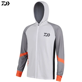 

Daiwa Shirt 2020 Fishing Clothing M-5XL Men Fishing Clothes Long Sleeve UPF 50+ Breathable Quick Drying Fishing Shirts
