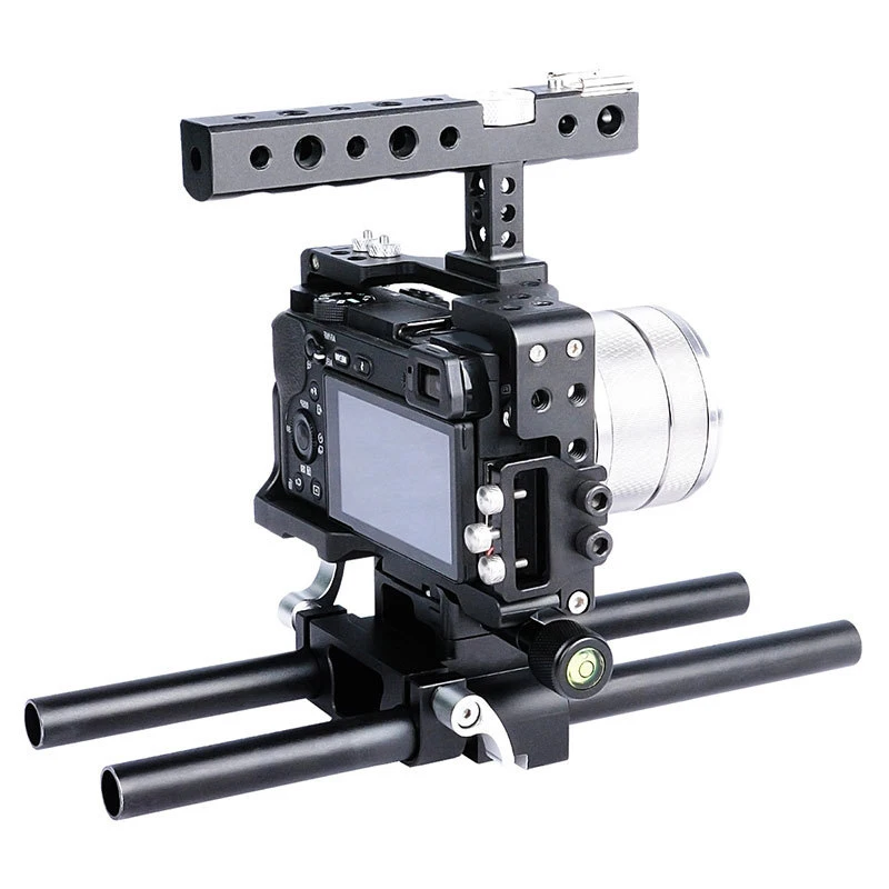 Yelangu Camera Cage Handle For Sony A6000 A6300 A6500 With Aluminum Alloy Handheld Hand Grip