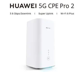 Online HUAWEI 5G CPE Pro 2 H122-373 Drahtlose WIFI 6 Router Tragbare Reise 5G WIFI Hotspot Feste Linie Gigabit Router