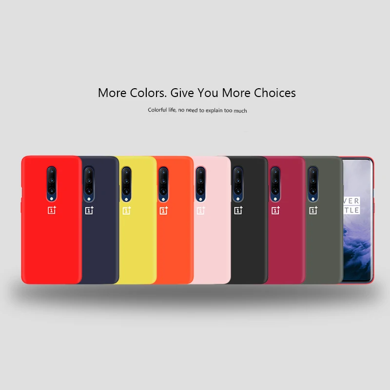 Чехол для Oneplus 7 Pro,, официальный, силиконовый, мягкий, ультра тонкий, ударопрочный, полный, защитный чехол для Oneplus One Plus 6 6T 7T Pro, чехол