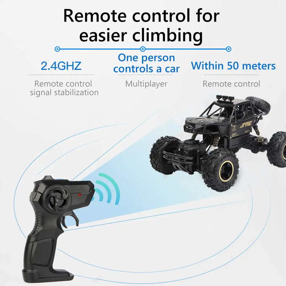 1:16 4WD RC Cars 28cm 2.4Ghz Raido Control High Driving Speed Off-road Climing Remote Control Model Truck Toys For Children