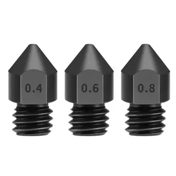 

3D Printer Parts Reprap MK8 Hardened Steel Nozzle 1.75mm for MK8 Ender 3 CR10 CR10S hotend kit 83XB