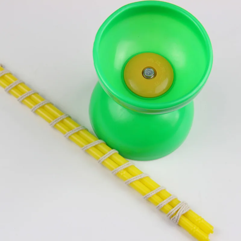 2 Подшипник Сцепления Diabolo Набор металлические палочки струнная сумка игрушки для детей взрослых пожилых людей для детей внутри или на открытом воздухе игры F - Цвет: 2