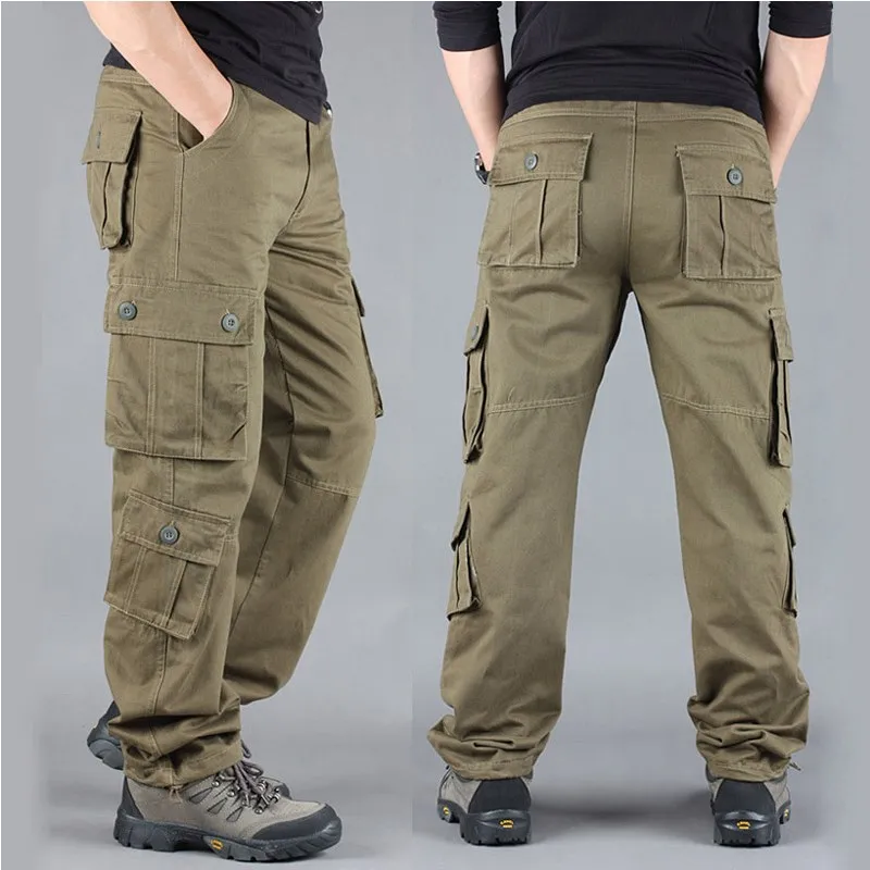Military Cargo Pants For Men Khaki Cotton Tactical Baggy Cargo Trousers In  Big Sizes Perfect For Spring And Casual Wear Army Pantalon Militaire Homme  230221 From Powerstore02, $25.46