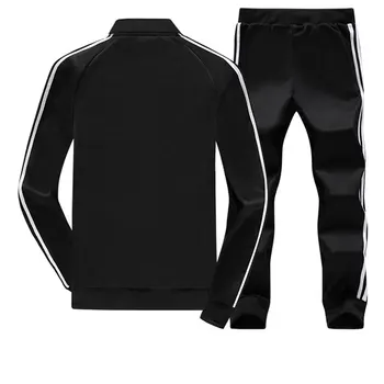 

2020 new men's track suit jacket hoodie set 2 pieces of autumn sports track and field jogging suit men's fitness sweatshirt jack