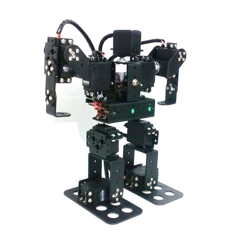 Diy робот 9 градусов свободы человекоподобный робот для Arduino человекоподобный робот танцевальная Ходьба робот игровые аксессуары