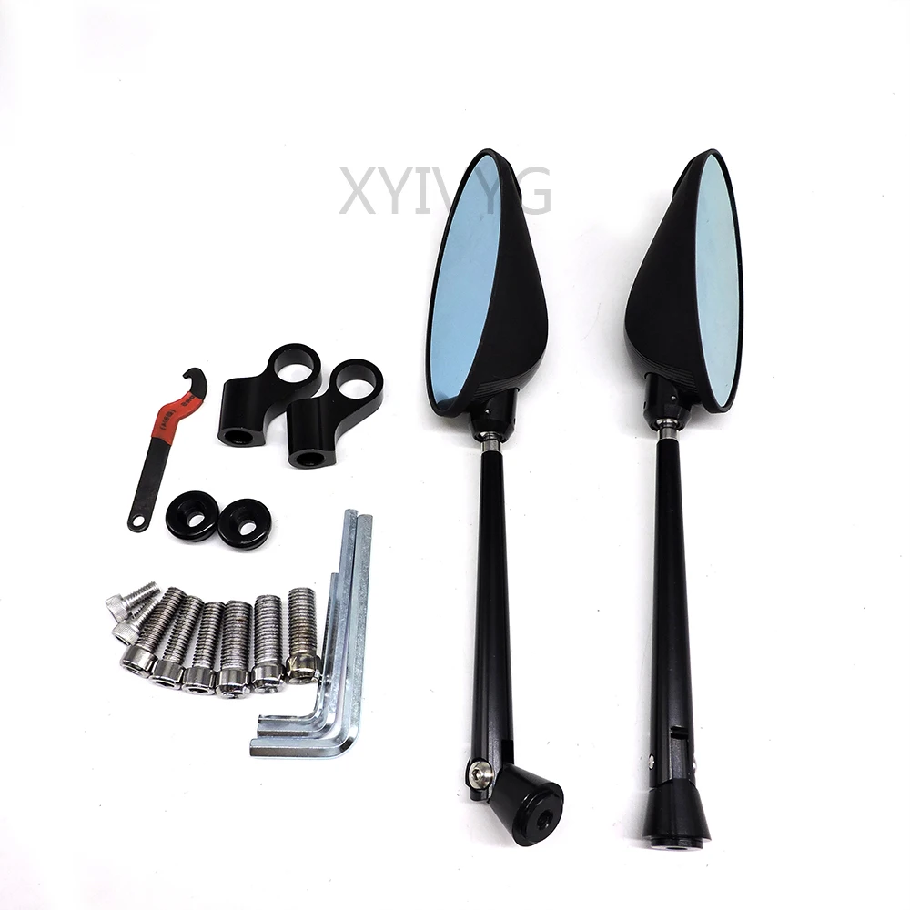 

New Rear View Mirror Motor Motorcycle Rearview Mirror Aluminum CNC Mirror Universal Motorcycle Accessories Parts For Triumph