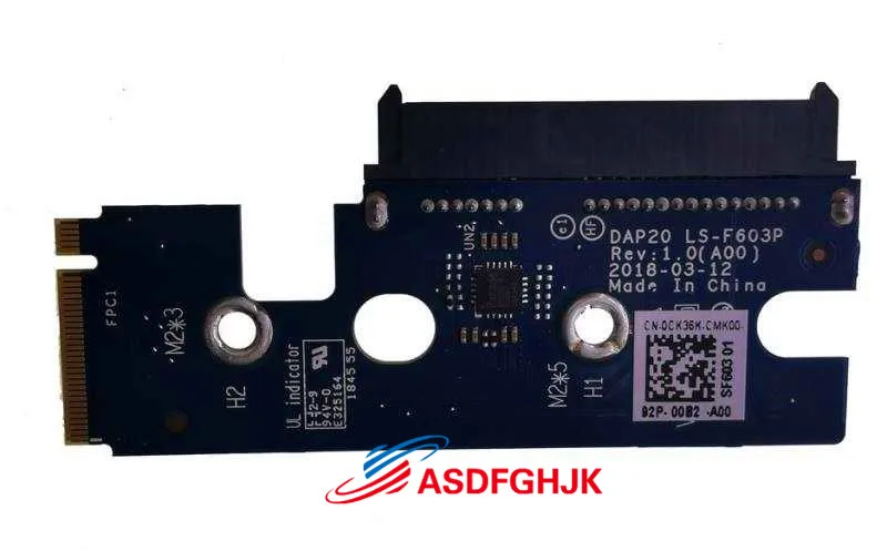 

Новинка для Dell Precision 7730 7740 M7730 M7740 M2 NVME на SATA 2,5 плата 0CK36K CK36K CN-0CK36K DAP20