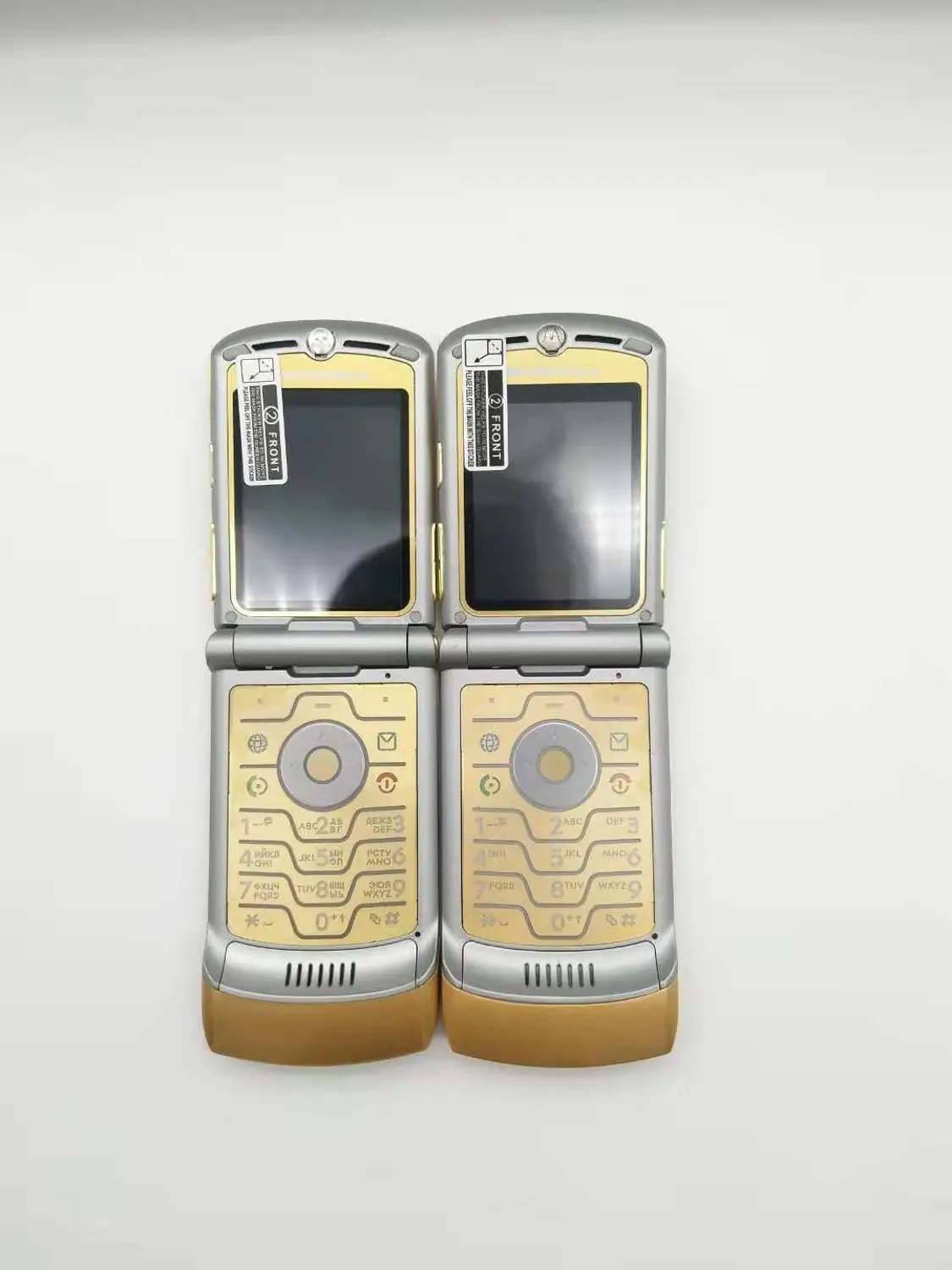 motorola dolcee& GABBNNA разблокированный motorola флип Razr V3i мобильный телефон Восстановленный