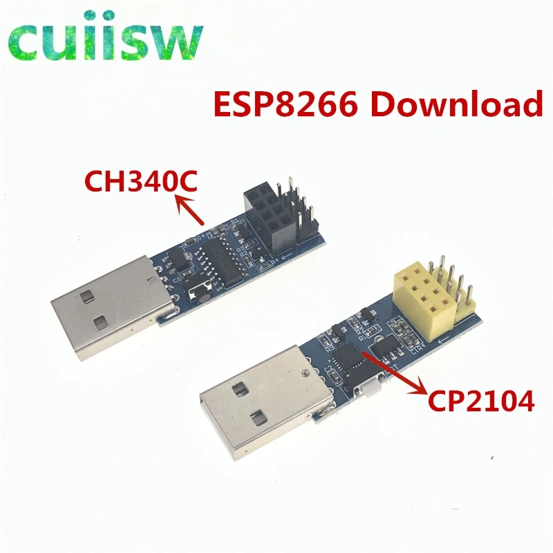 CH340C USB к ESP8266 последовательный модуль платы разработки ESP01 ESP01S беспроводной Wi-Fi