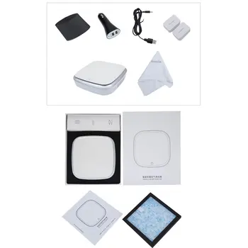 

Universal Car Air Purifier Smoke Automobile Purifier Mini Remove Odors Multifunctional Anti Slip Freshener Air Cleaner