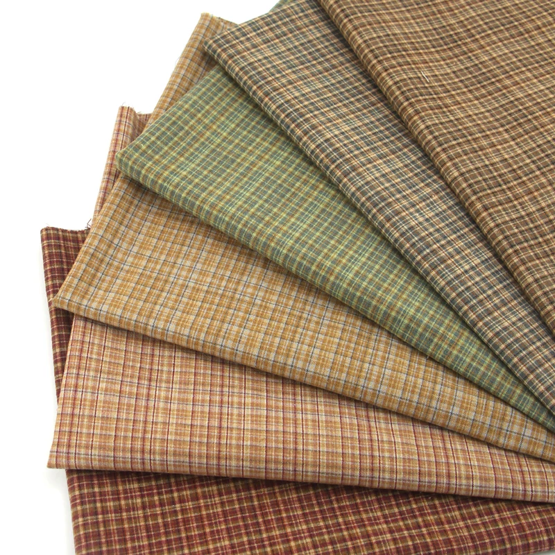 New 50*140cm DIY Japan Little Cloth group Yarn-dyed fabric for sewing Handmade Patchwork Quilting stripe dot Random | Дом и сад