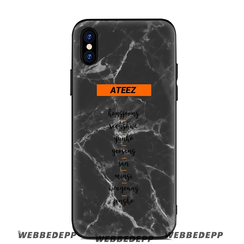Мягкий силиконовый чехол ATEEZ HongJoong для Apple iPhone 11 Pro Xr Xs Max X или 10 8 7 6 6S Plus 5 5S SE из ТПУ - Цвет: 13