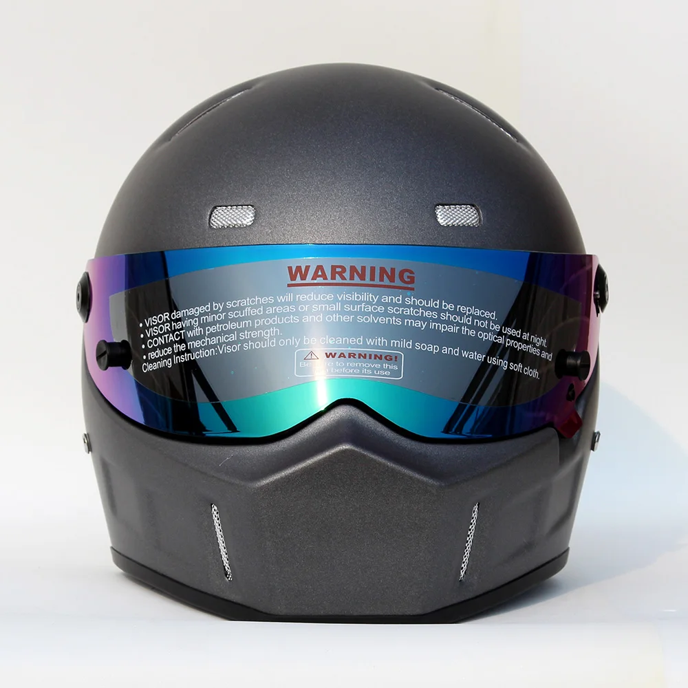 ATV 1 Silver Motorcycle helmet 2017Limited edition for karting helmet