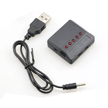 5 em 1 carregador de bateria de interface usb 3.7 v li-po parte do carregador de bateria para syma x5c x5sc rc quadcopter zangão carregador acessório