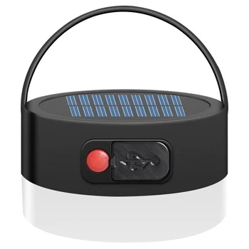 

Portable Camping Light Solar Lantern Led Mini Chandelier for Tents Solar Usb Input and Output