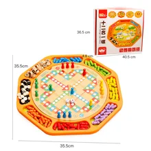 Деревянные игрушки животные Шахматы/лиса Гусь/шесть подключений/LUCKY 26/крестики-нолики шахматы Twelve merge one Шахматы Детские развивающие игрушки подарок