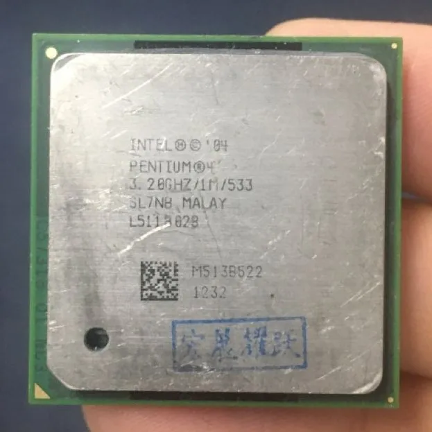 Intel Pentium 4 PC компьютер P4 3 20 ГГц 1M 533 CPU настольный процессор Socket 478|socket 478|intel pentiumpentium |