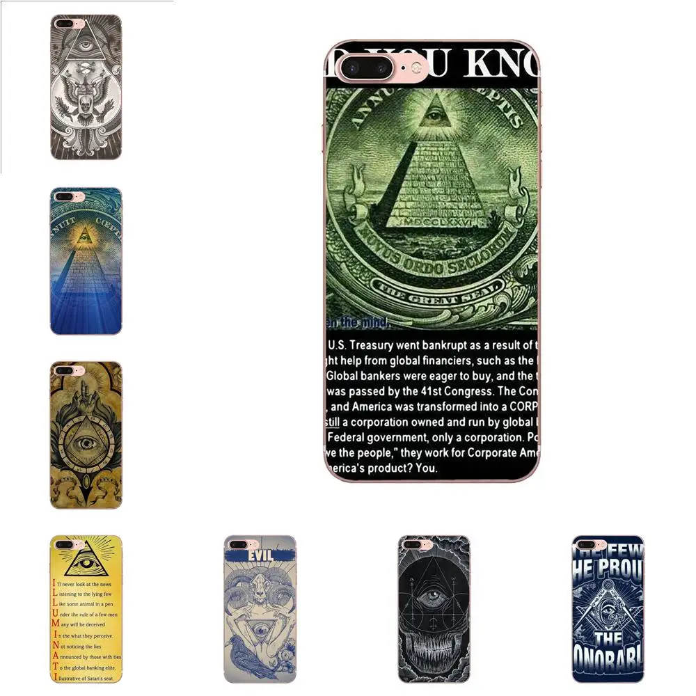 

Unique Design Newest Phone Case Illuminati For Xiaomi Redmi Note 2 3 3S 4 4A 4X 5 5A 6 6A Pro Plus