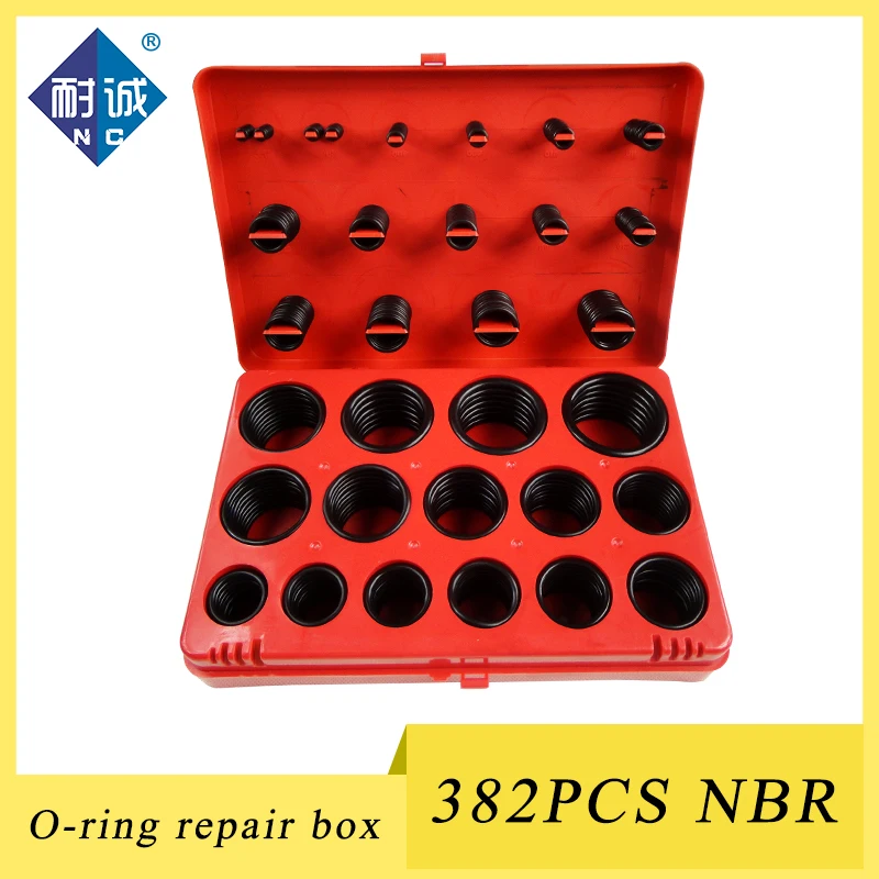 Универсальное уплотнительное кольцо 382 шт. резиновая прокладка метрическое